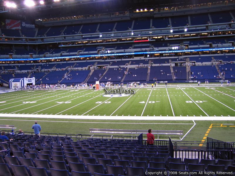 Seat View for Lucas Oil Stadium Section 112