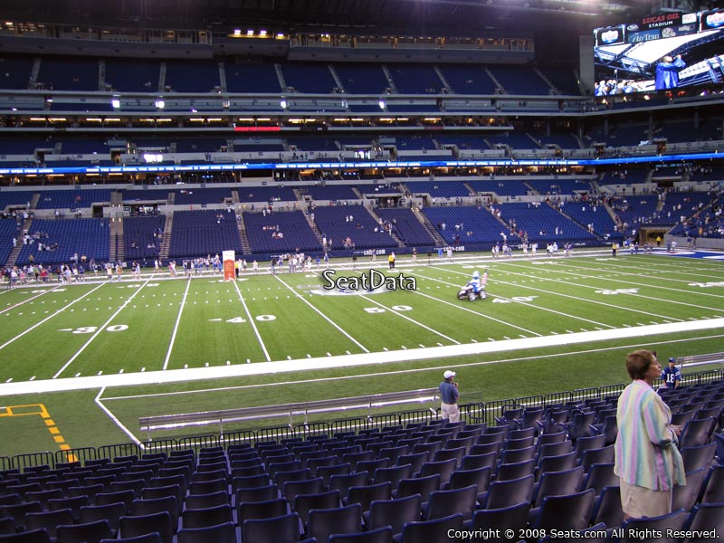 Seat View for Lucas Oil Stadium Section 114