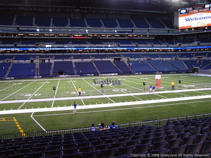 Seat View for Lucas Oil Stadium Section 141