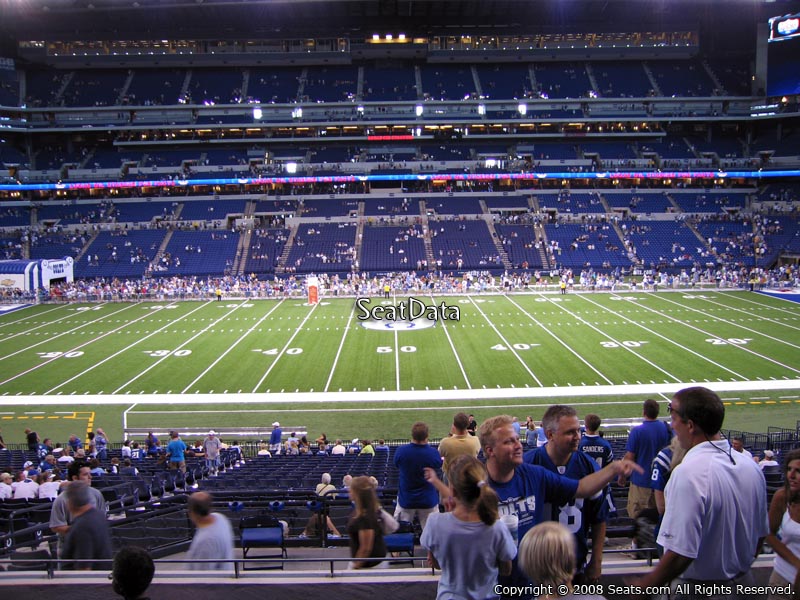 Seat View for Lucas Oil Stadium Section 213