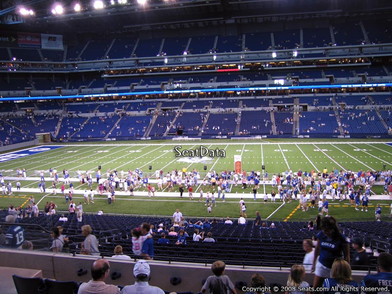 Seat View for Lucas Oil Stadium Section 239