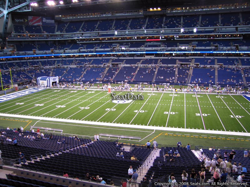Seat View for Lucas Oil Stadium Section 311