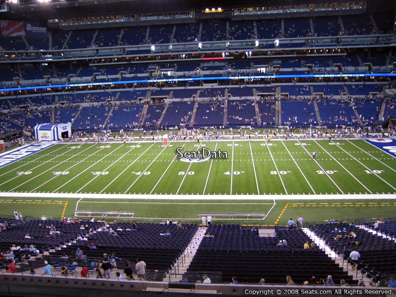 Seat View for Lucas Oil Stadium Section 312