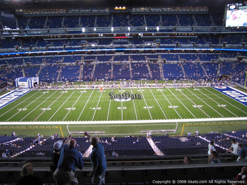 Seat View for Lucas Oil Stadium Section 413