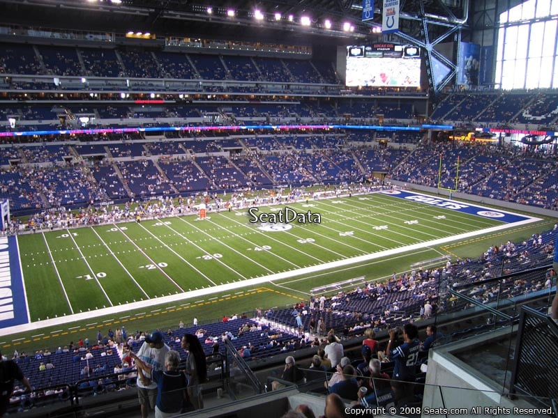 Section 417 at Lucas Oil Stadium