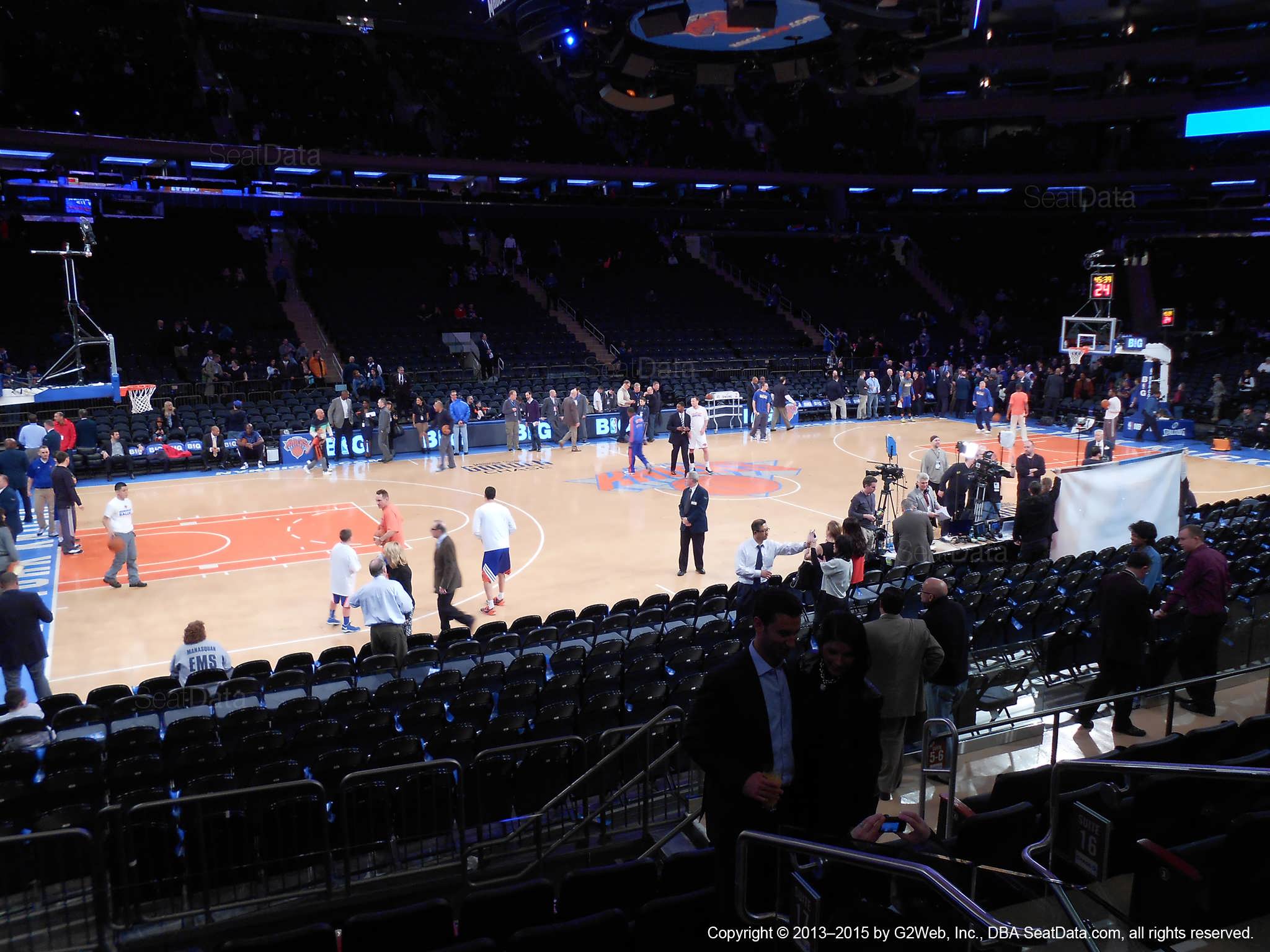 Madison Square Garden Section 10 New York Knicks Rateyourseats Com