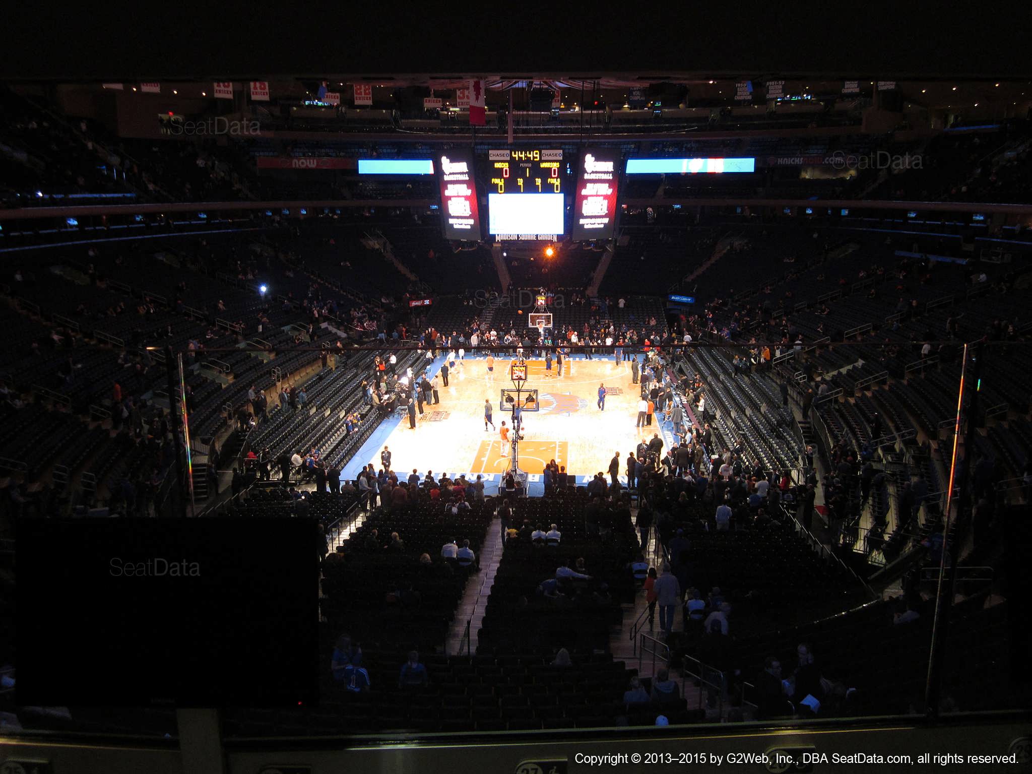 Section 204 at Madison Square Garden New York Knicks