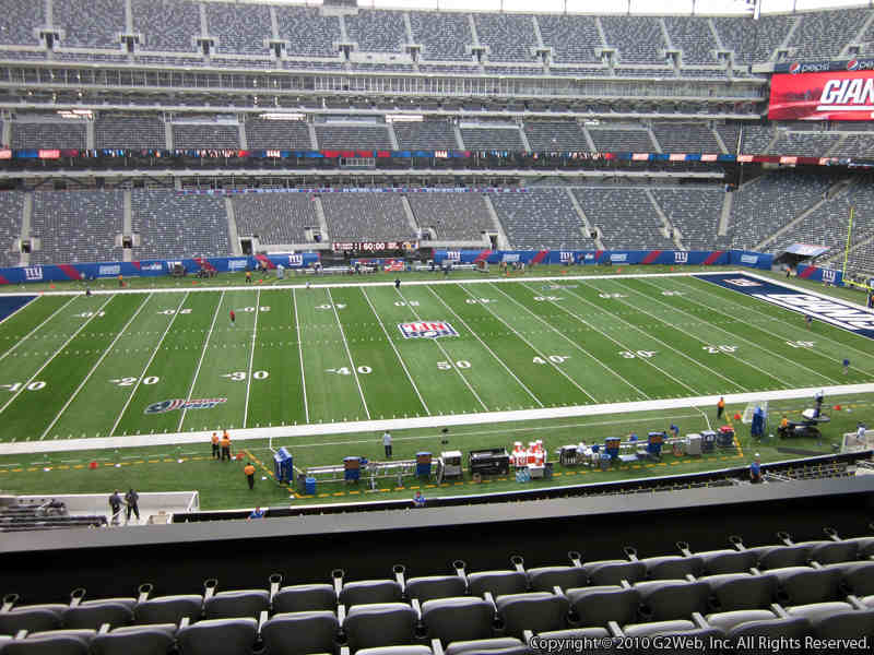Metlife Stadium Section 215 Giants Jets Rateyourseats Com Seat View For Metlife Stadium Section 215