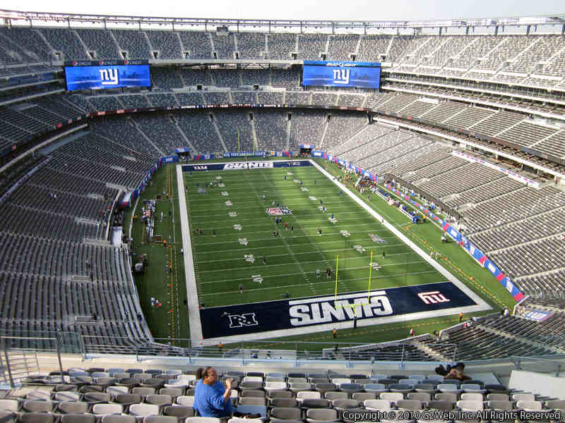 Metlife Stadium Chart