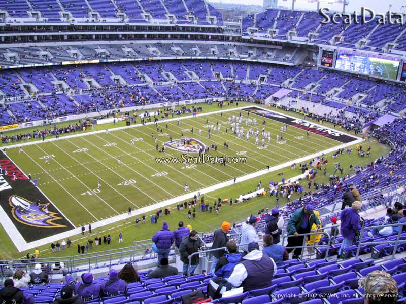 Ravens Stadium Chart