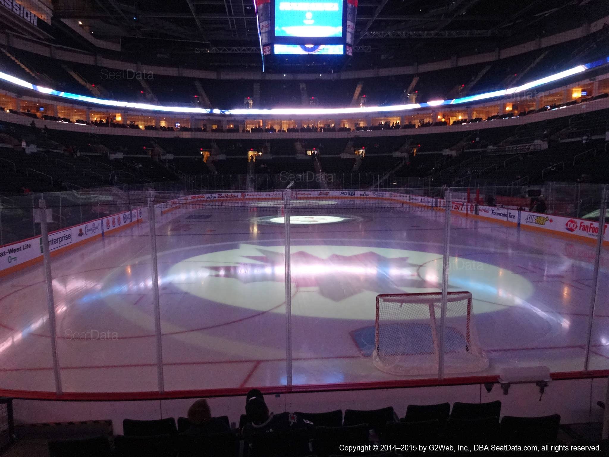 Section 126 at Bell MTS Place Winnipeg Jets
