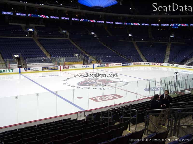 Nationwide Arena Seating Chart Section 116