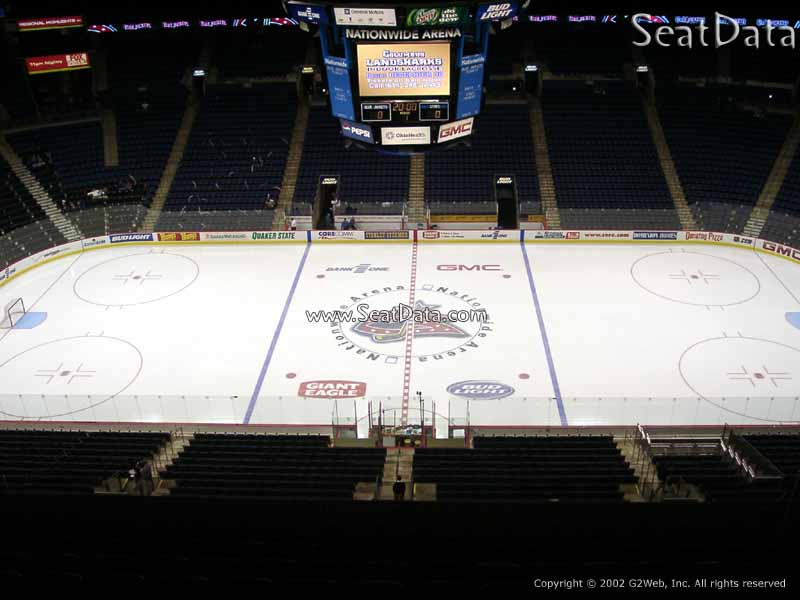 nationwide arena section 217 columbus blue jackets blue jackets seating chart