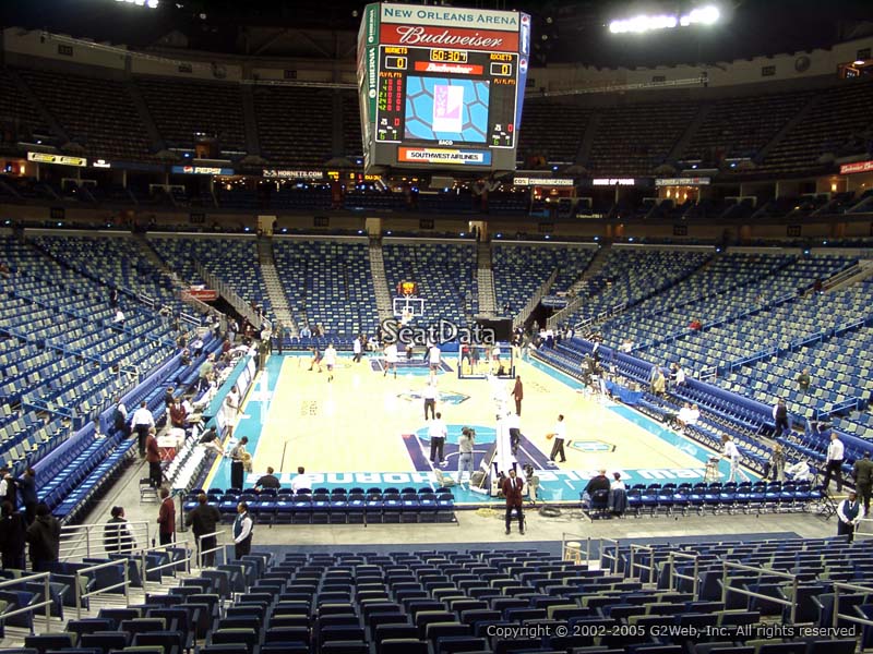Club (Sections 123-102, 111-114)  New Orleans Pelicans v Atlanta