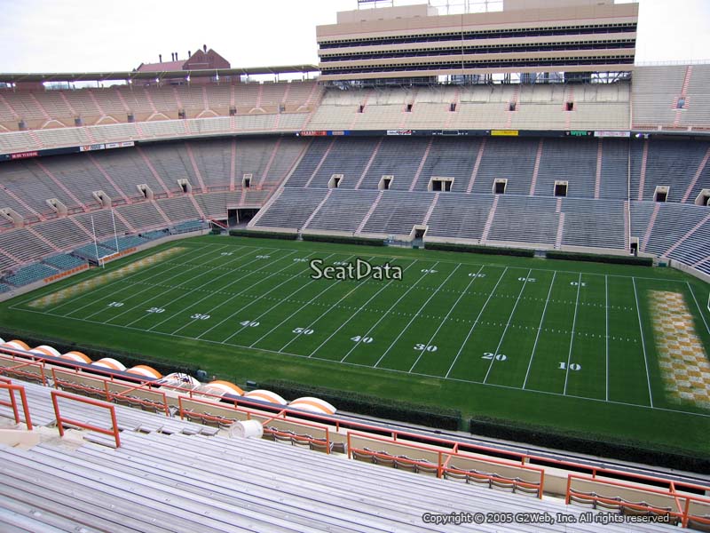 neyland stadium section rr rateyourseats com charlotte 49ers football stadium seating chart