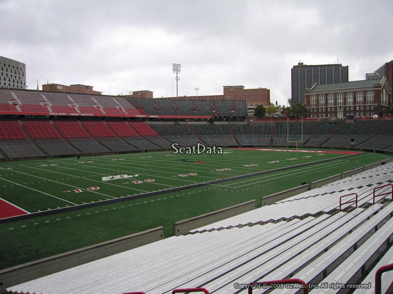 nippert stadium section 127 cincinnati football nippert stadium seating chart with rows