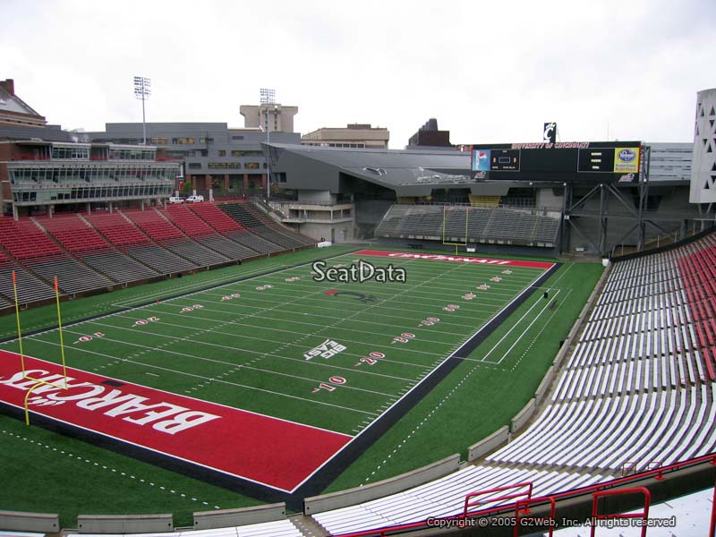 nippert stadium section 215 cincinnati football nippert stadium seating chart soccer