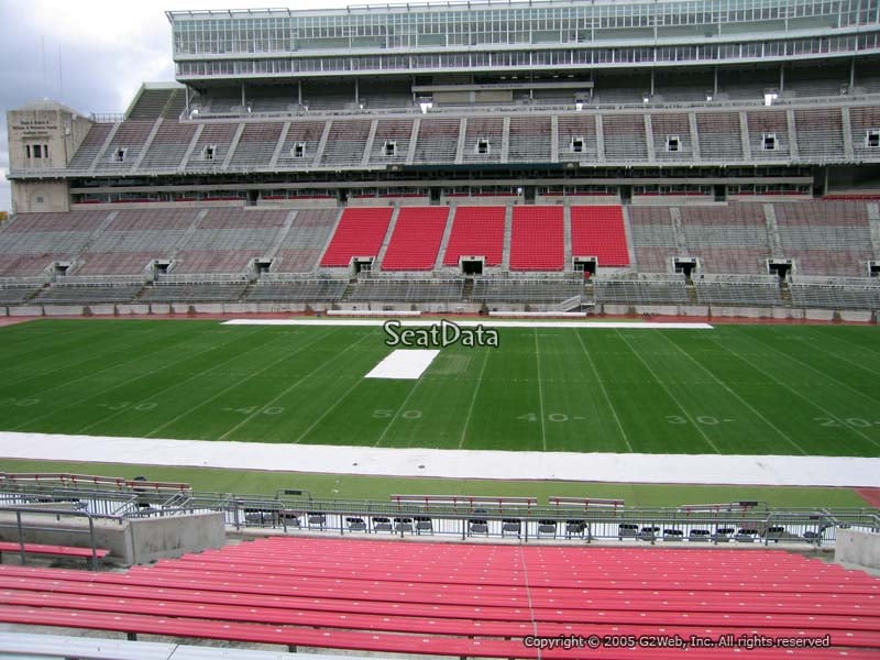 Ohio Stadium Section 20a Rateyourseats Seat View For Ohio Stadium Section 20a
