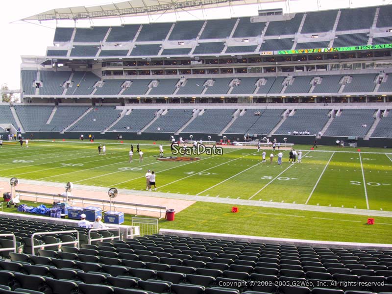 Paul Brown Stadium Chart