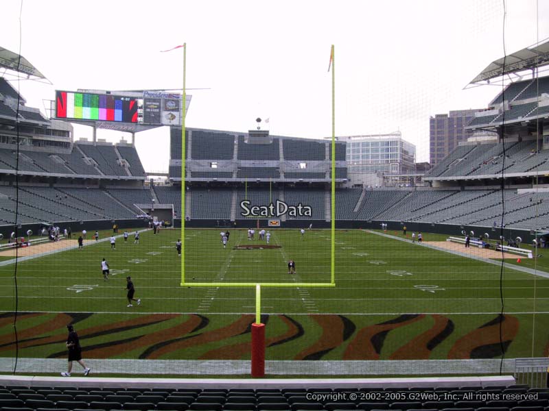 section 154 at paul brown stadium rateyourseats com jordan hare stadium seating chart with rows