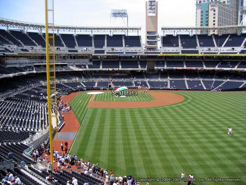 Upper Level Outfield PETCO Park Baseball Seating