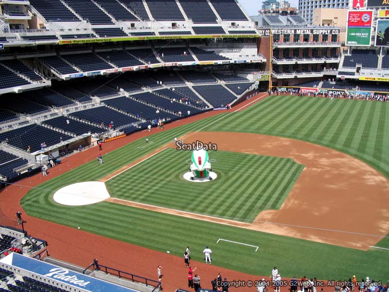 petco park section 313 rateyourseats com sd padres stadium seating chart