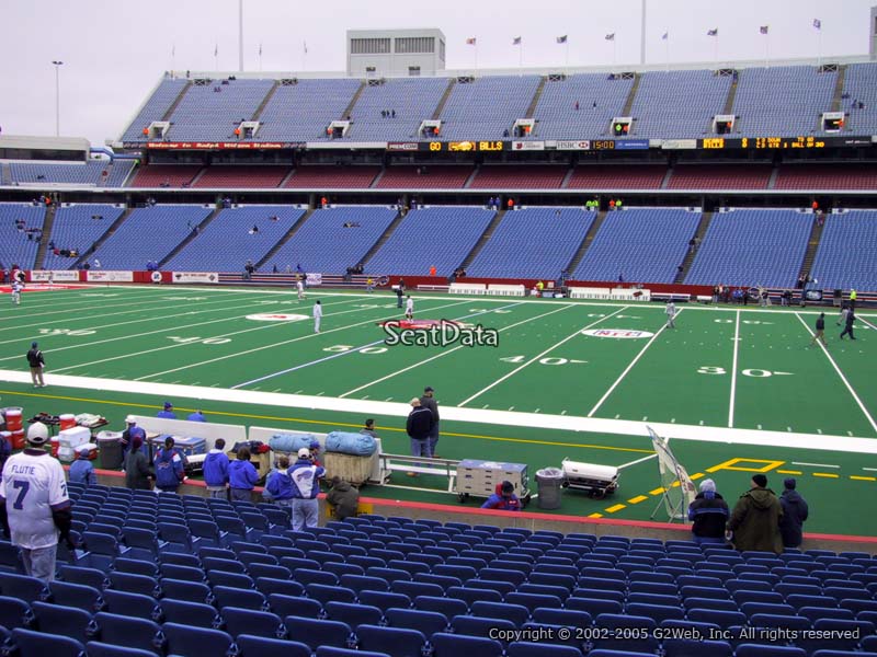 Ralph Wilson Stadium Interactive Seating Chart