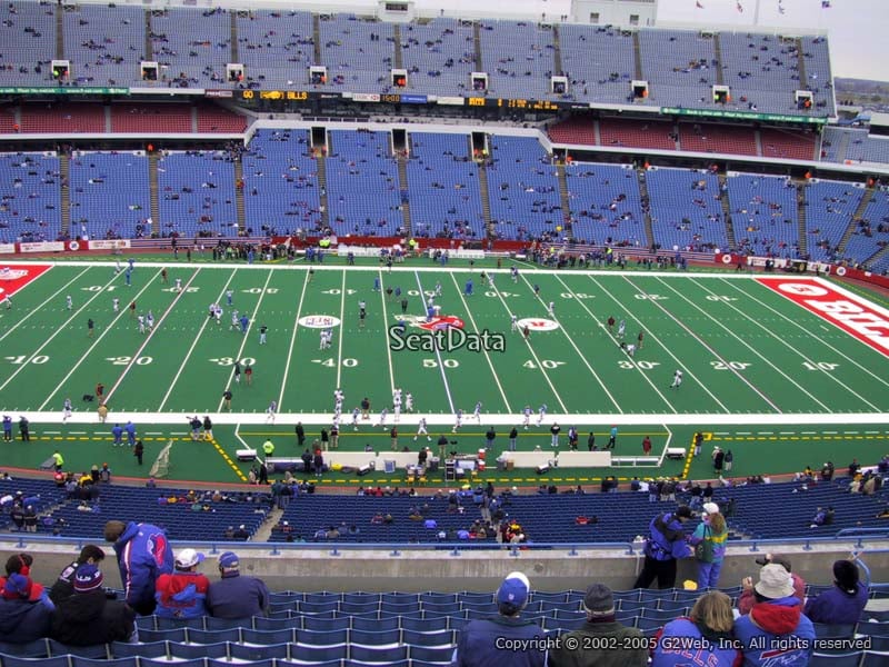 Ralph Wilson Stadium Interactive Seating Chart