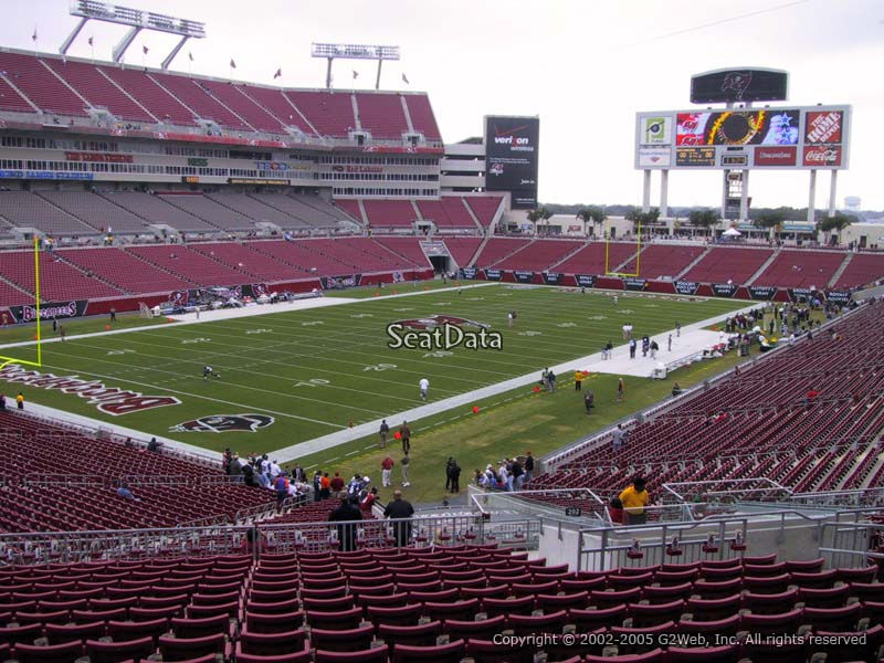 Seat View for Raymond James Stadium Section 202