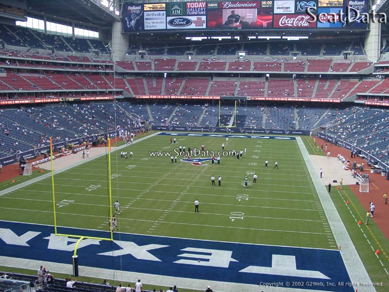 Houston Reliant Stadium Seating Chart