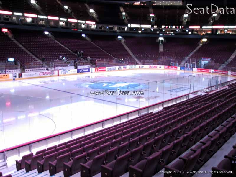 Seat View for Rogers Arena Section 109