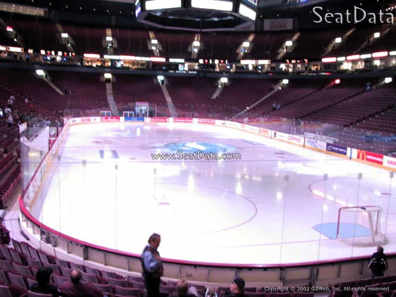 Seat View for Rogers Arena Section 113