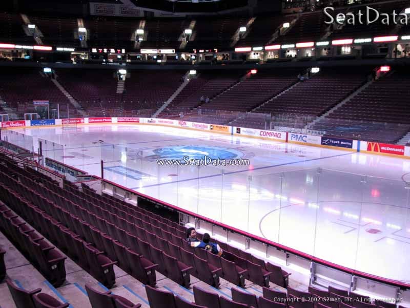 Seat View for Rogers Arena Section 115