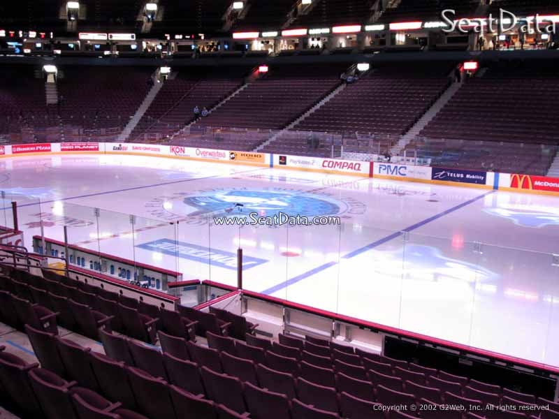 Seat View for Rogers Arena Section 116