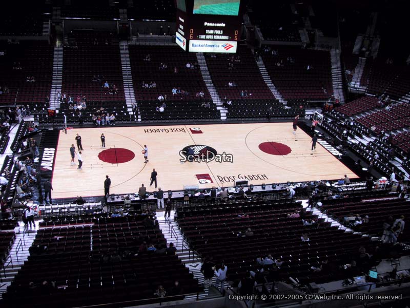 Seat View for Moda Center (Rose Garden) Section 202