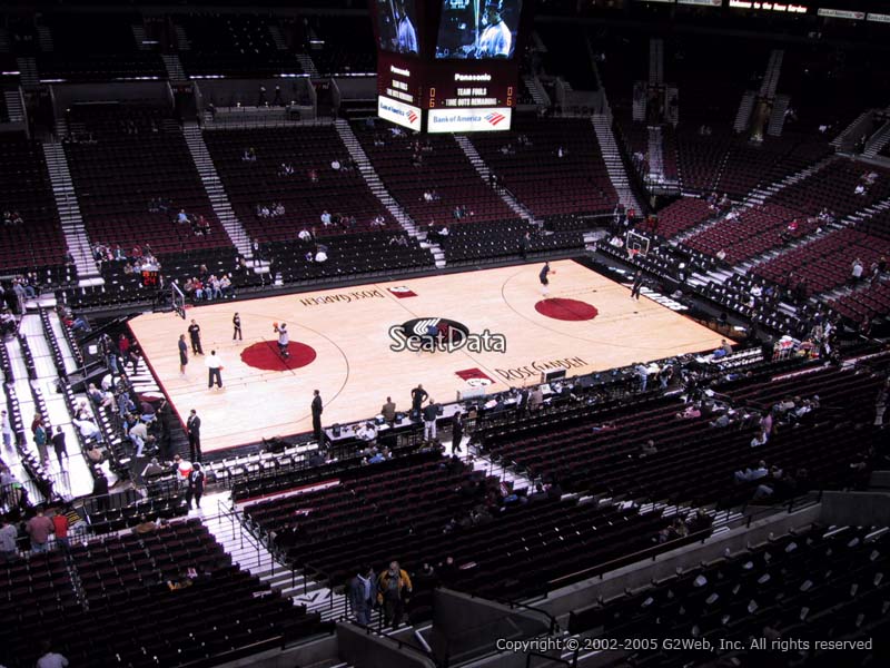 Seat View for Moda Center (Rose Garden) Section 203