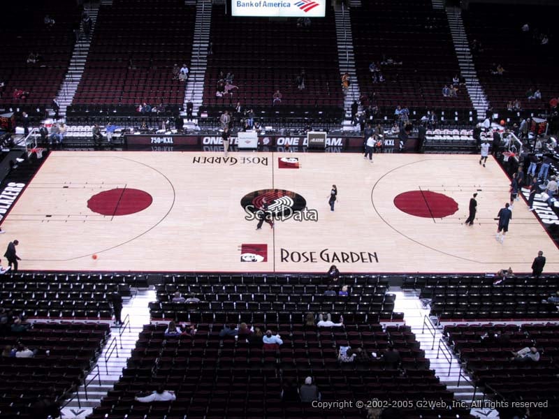 Seat View for Moda Center (Rose Garden) Section 216