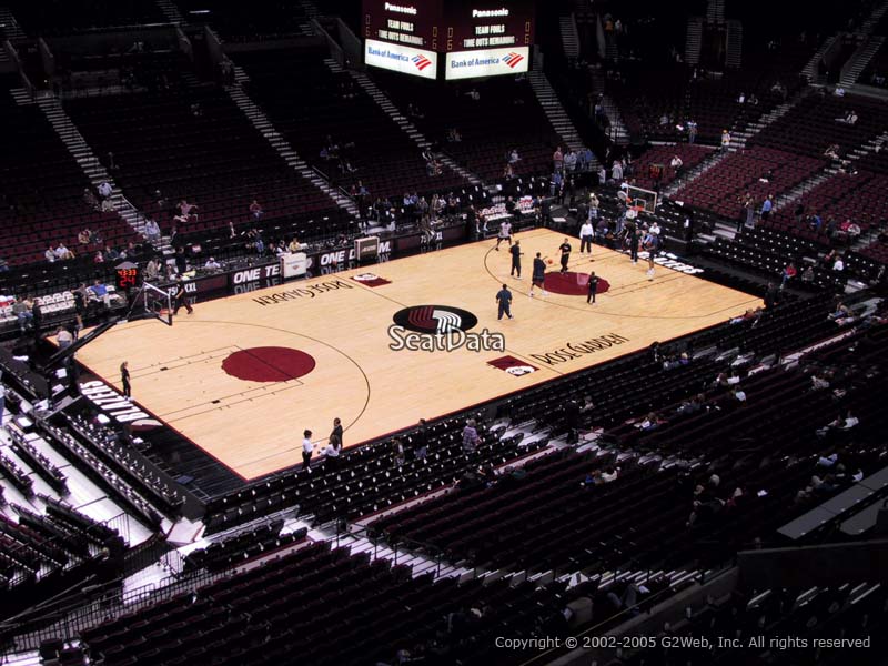 Seat View for Moda Center (Rose Garden) Section 219