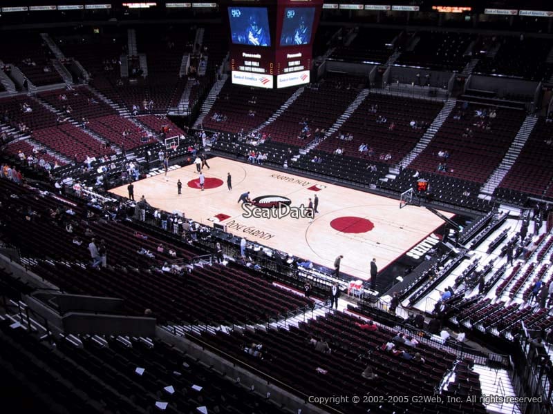 Seat View for Moda Center (Rose Garden) Section 228