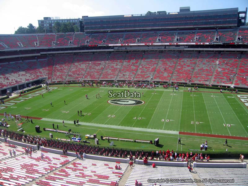 Seat View for Sanford Stadium Section 205