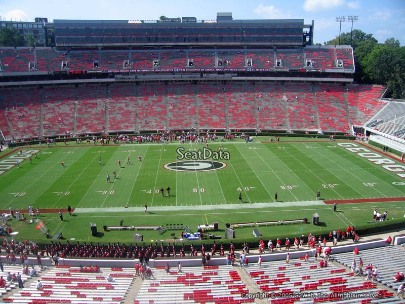 Seat View for Sanford Stadium Section 207