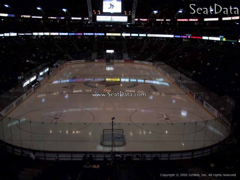 Seat View for Canadian Tire Centre Section 201