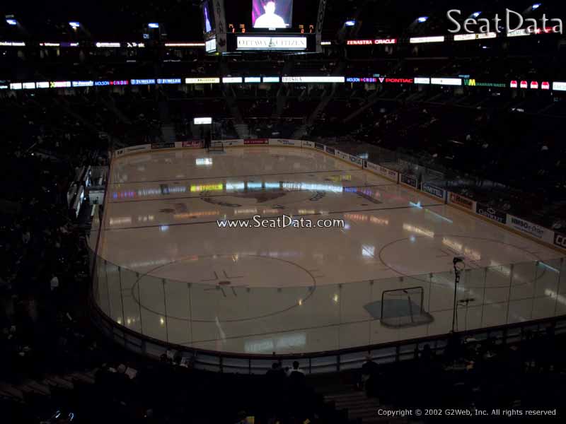 Seat View for Canadian Tire Centre Section 202