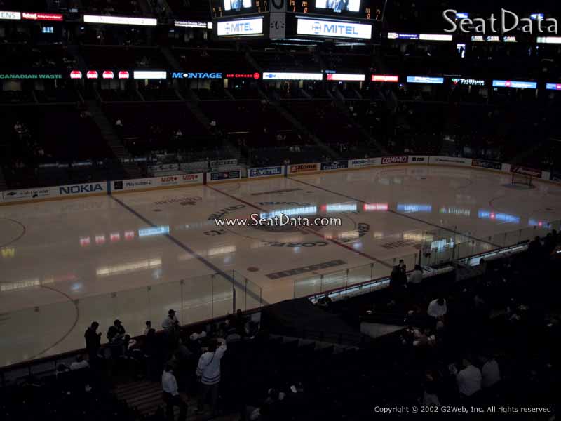 Seat View for Canadian Tire Centre Section 210