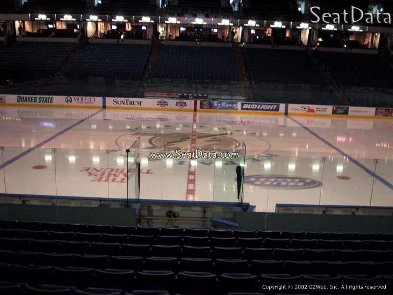 Seat View for Amalie Arena Section 101