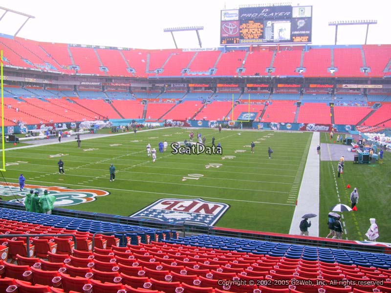 hard rock stadium section 102 - miami dolphins