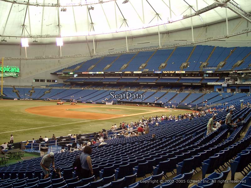 Tropicana Field Seating Chart Section 131