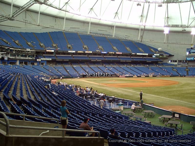 Tropicana Field Seating Chart Gates Two Birds Home