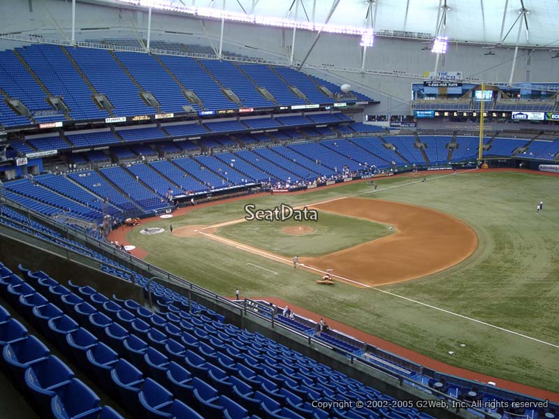 Seat View for Tropicana Field Section 322