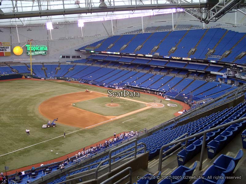 Seat View for Tropicana Field Section 323